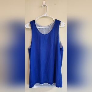 Women's Blue and White Reversible Sports Pennie Size SM